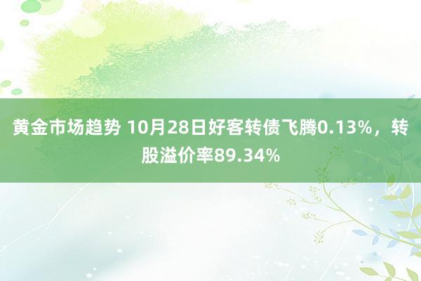 黄金市场趋势 10月28日好客转债飞腾0.13%，转股溢价率89.34%