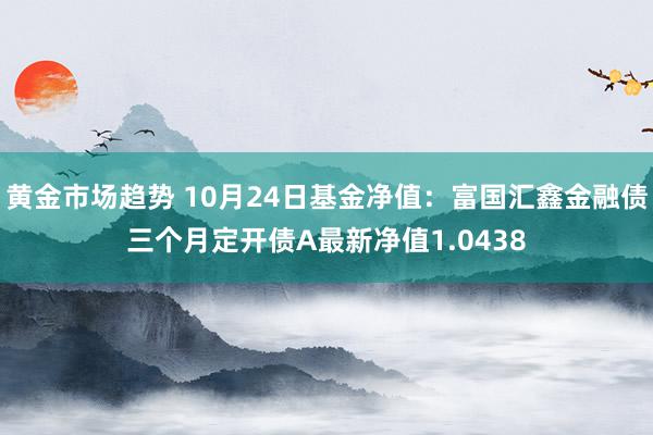 黄金市场趋势 10月24日基金净值：富国汇鑫金融债三个月定开债A最新净值1.0438