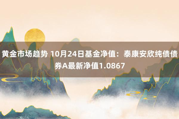 黄金市场趋势 10月24日基金净值：泰康安欣纯债债券A最新净值1.0867