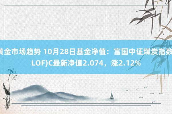 黄金市场趋势 10月28日基金净值：富国中证煤炭指数(LOF)C最新净值2.074，涨2.12%