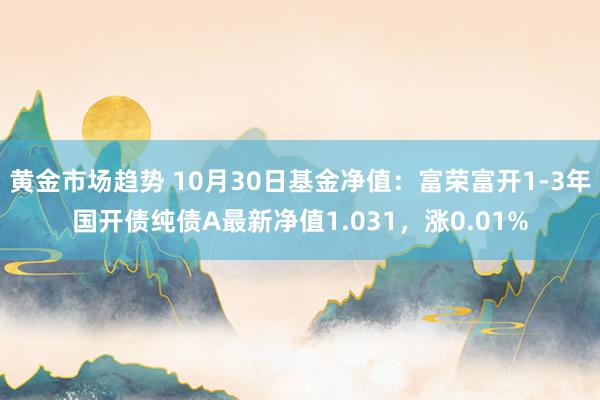 黄金市场趋势 10月30日基金净值：富荣富开1-3年国开债纯债A最新净值1.031，涨0.01%