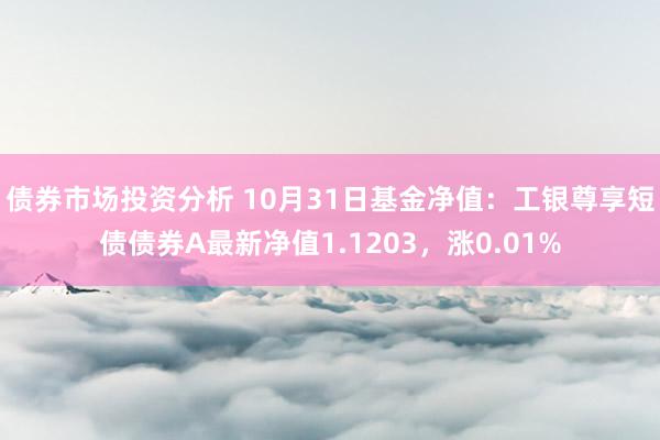 债券市场投资分析 10月31日基金净值：工银尊享短债债券A最新净值1.1203，涨0.01%