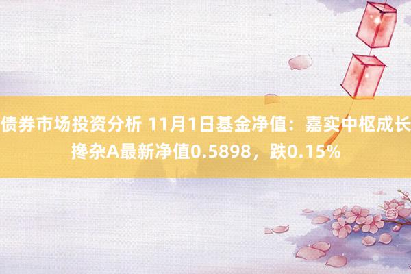 债券市场投资分析 11月1日基金净值：嘉实中枢成长搀杂A最新净值0.5898，跌0.15%