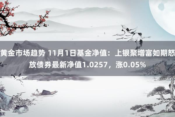 黄金市场趋势 11月1日基金净值：上银聚增富如期怒放债券最新净值1.0257，涨0.05%