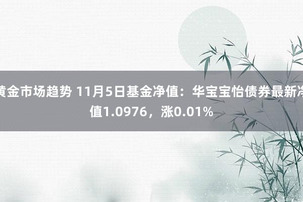 黄金市场趋势 11月5日基金净值：华宝宝怡债券最新净值1.0976，涨0.01%