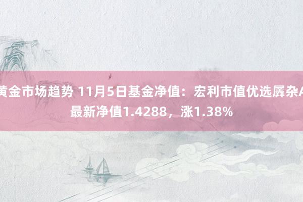 黄金市场趋势 11月5日基金净值：宏利市值优选羼杂A最新净值1.4288，涨1.38%