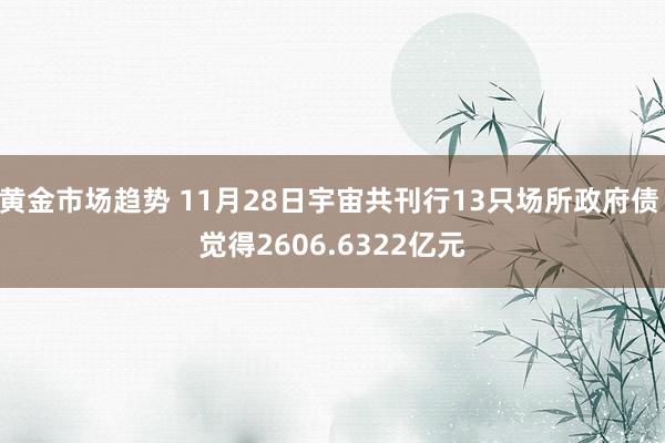 黄金市场趋势 11月28日宇宙共刊行13只场所政府债 觉得2606.6322亿元