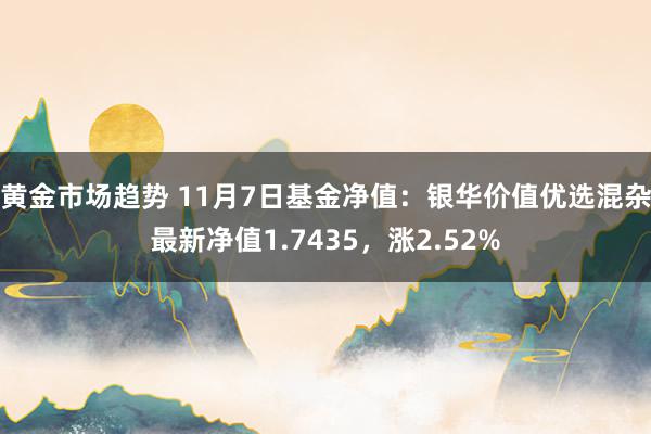 黄金市场趋势 11月7日基金净值：银华价值优选混杂最新净值1.7435，涨2.52%