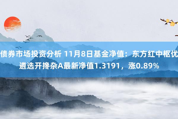 债券市场投资分析 11月8日基金净值：东方红中枢优遴选开搀杂A最新净值1.3191，涨0.89%