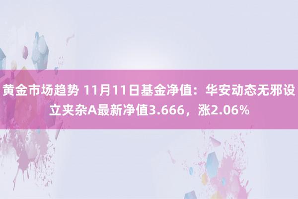 黄金市场趋势 11月11日基金净值：华安动态无邪设立夹杂A最新净值3.666，涨2.06%