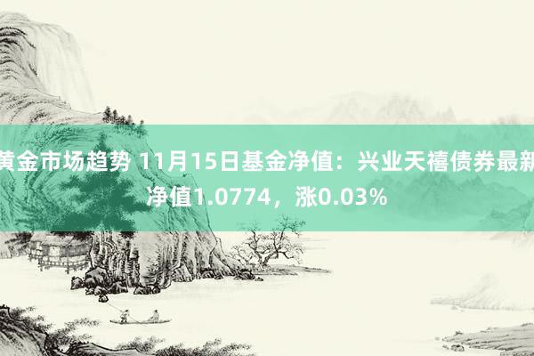 黄金市场趋势 11月15日基金净值：兴业天禧债券最新净值1.0774，涨0.03%