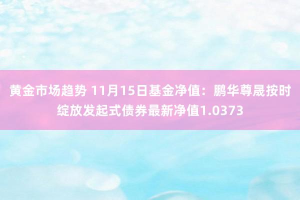 黄金市场趋势 11月15日基金净值：鹏华尊晟按时绽放发起式债券最新净值1.0373