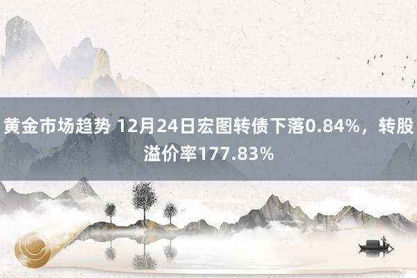 黄金市场趋势 12月24日宏图转债下落0.84%，转股溢价率177.83%