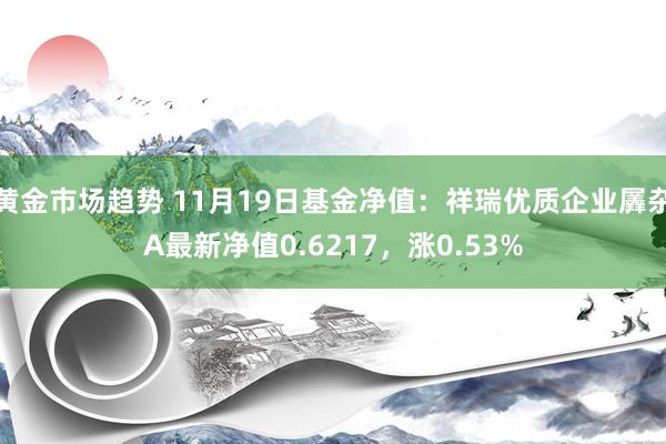 黄金市场趋势 11月19日基金净值：祥瑞优质企业羼杂A最新净值0.6217，涨0.53%