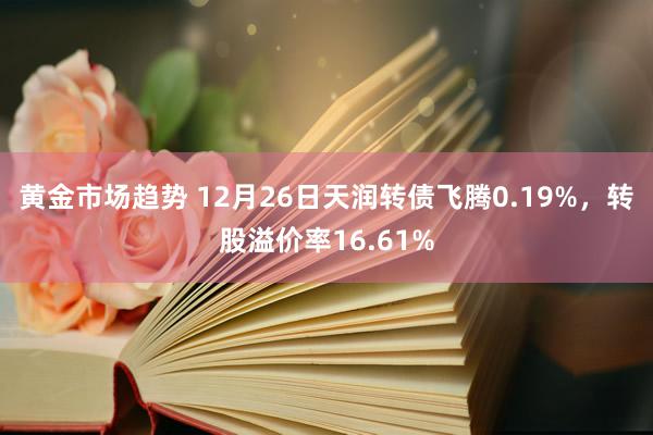 黄金市场趋势 12月26日天润转债飞腾0.19%，转股溢价率16.61%