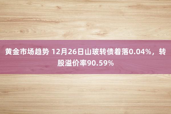 黄金市场趋势 12月26日山玻转债着落0.04%，转股溢价率90.59%