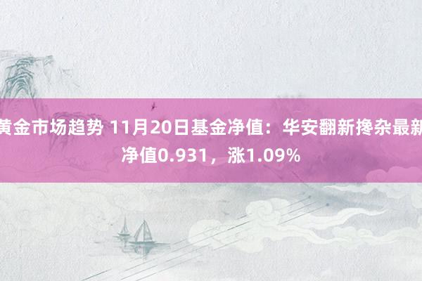 黄金市场趋势 11月20日基金净值：华安翻新搀杂最新净值0.931，涨1.09%