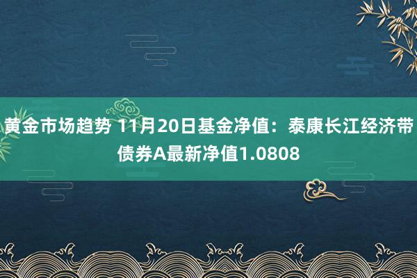 黄金市场趋势 11月20日基金净值：泰康长江经济带债券A最新净值1.0808