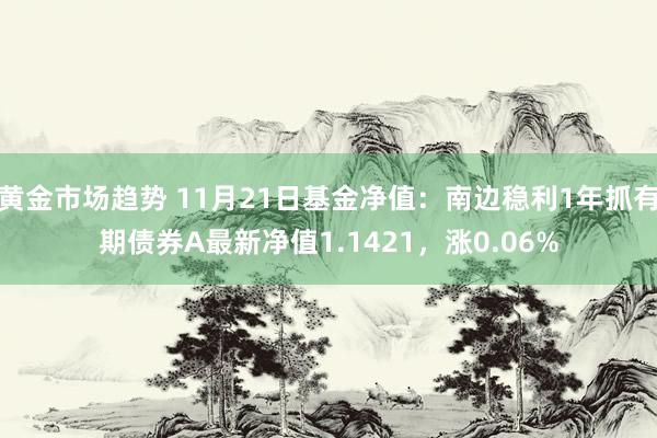 黄金市场趋势 11月21日基金净值：南边稳利1年抓有期债券A最新净值1.1421，涨0.06%