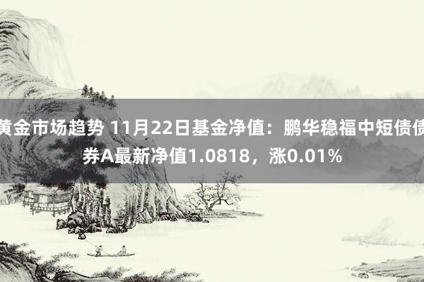 黄金市场趋势 11月22日基金净值：鹏华稳福中短债债券A最新净值1.0818，涨0.01%